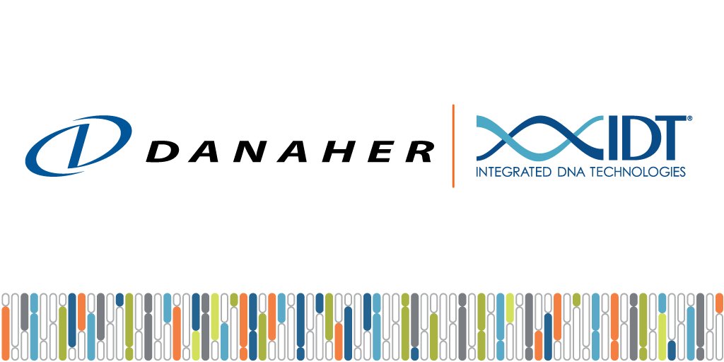 idtdna's tweet image. Danaher Corporation to acquire Integrated DNA Technologies (IDT), leading provider of custom nucleic acid products for genomics applications. idtb.io/CFpi30iRco8