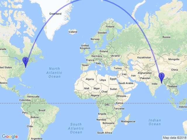 India To Usa Distance By Road Random Distance On Twitter: "The Distance Between Dhramatala, West Bengal  713502, India And Christiana, De, Usa Is 12780Km #Maps #Gis #Earth  Https://T.co/Xs8J2Qzmcc" / Twitter