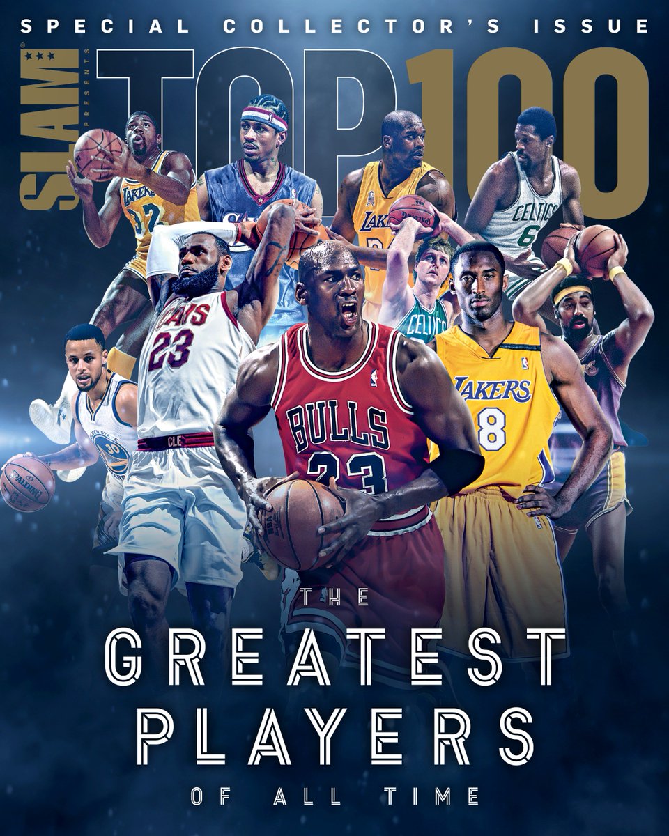 Thanks to unreal numbers, two rings and the “Dream Shake,” Hakeem Olajuwon comes in at No. 12 in the TOP 100 issue, powered by @ebay. To get Olajuwon gear & other memorabilia, head here: ebay.com/Slam100