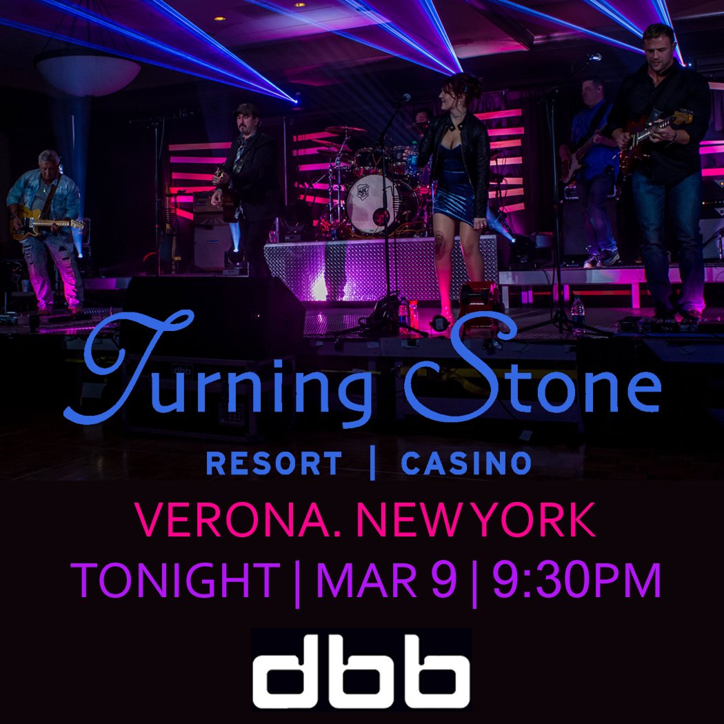 We are coming for you, New York! Can't wait to see you tonight at the <a href="/TurningStone/">Turning Stone Resort</a> in Verona! Music kicks off at 9:30pm!