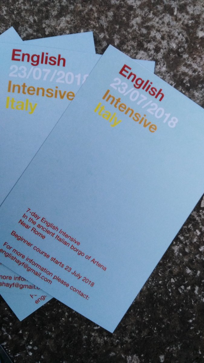 progettoartena's tweet photo. #English
#Intensive
#Italy 

#Artena, July 23-30 2018 https://t.co/bciFrpmjhQ
