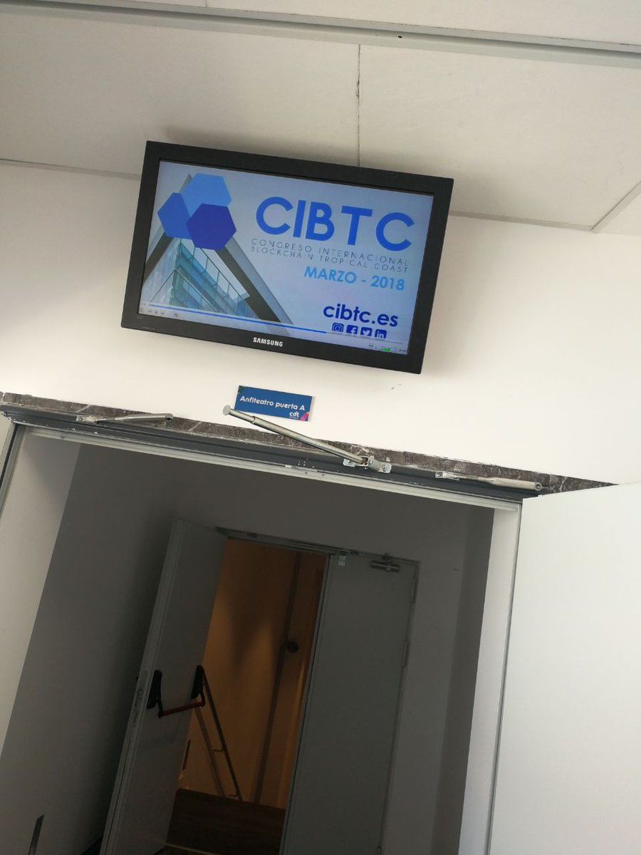 ESPACIOBITVE's tweet photo. En breve comenzará el @CIBTC_MOTRIL en Motril, Granada, España.... El evento Blockchain más importante de España. #CIBTC #Motril #EspacioBit #España #Blockchain https://t.co/foUy42swIN