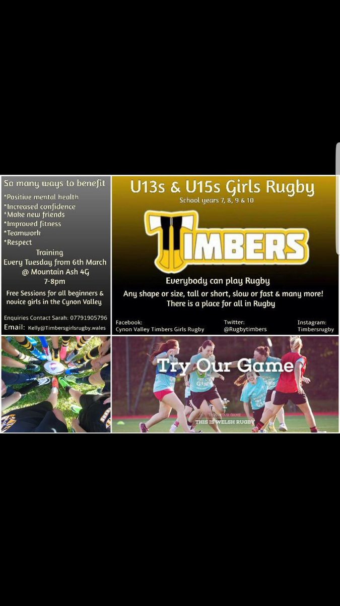 DaveBartlett10's tweet photo. @RugbyTimbers @StjohngirlsPE @missreesmacspe @ACS_Sport @AberdareSchool @Rhydywaun @DistrictCGMG @Sarah_Ski1  https://t.co/eBoeXTytYs