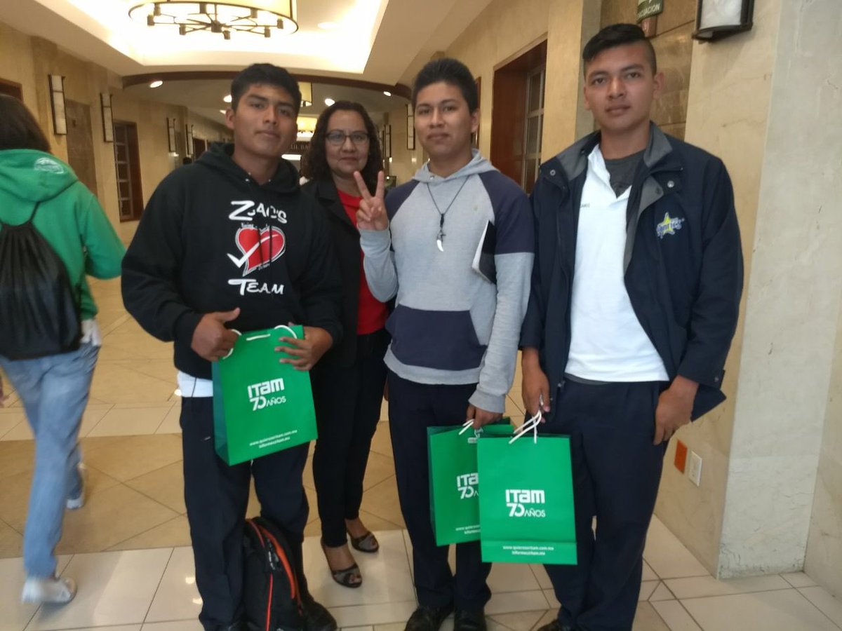 Mientras tanto hoy  alumnos del Conalep #Oaxaca presentes en el <a href="/ITAM_mx/">ITAM</a> Concurso Nacional de Matemáticas representando al hermoso estado de #Oaxaca <a href="/alejandromurat/">Alejandro Murat</a> <a href="/IEEPOGobOax/">IEEPO</a> <a href="/CGEMSSCT_GobOax/">CGEMSySCyT</a> suerte jóvenes