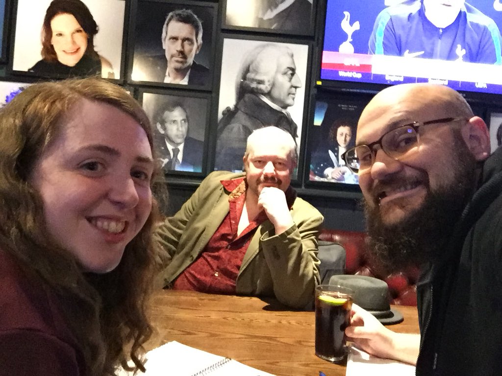 bengrace87's tweet photo. It’s 5pm, #DVMission18 has just started and naturally we’re in the pub! #3BOSS https://t.co/gl2MPP8j0J