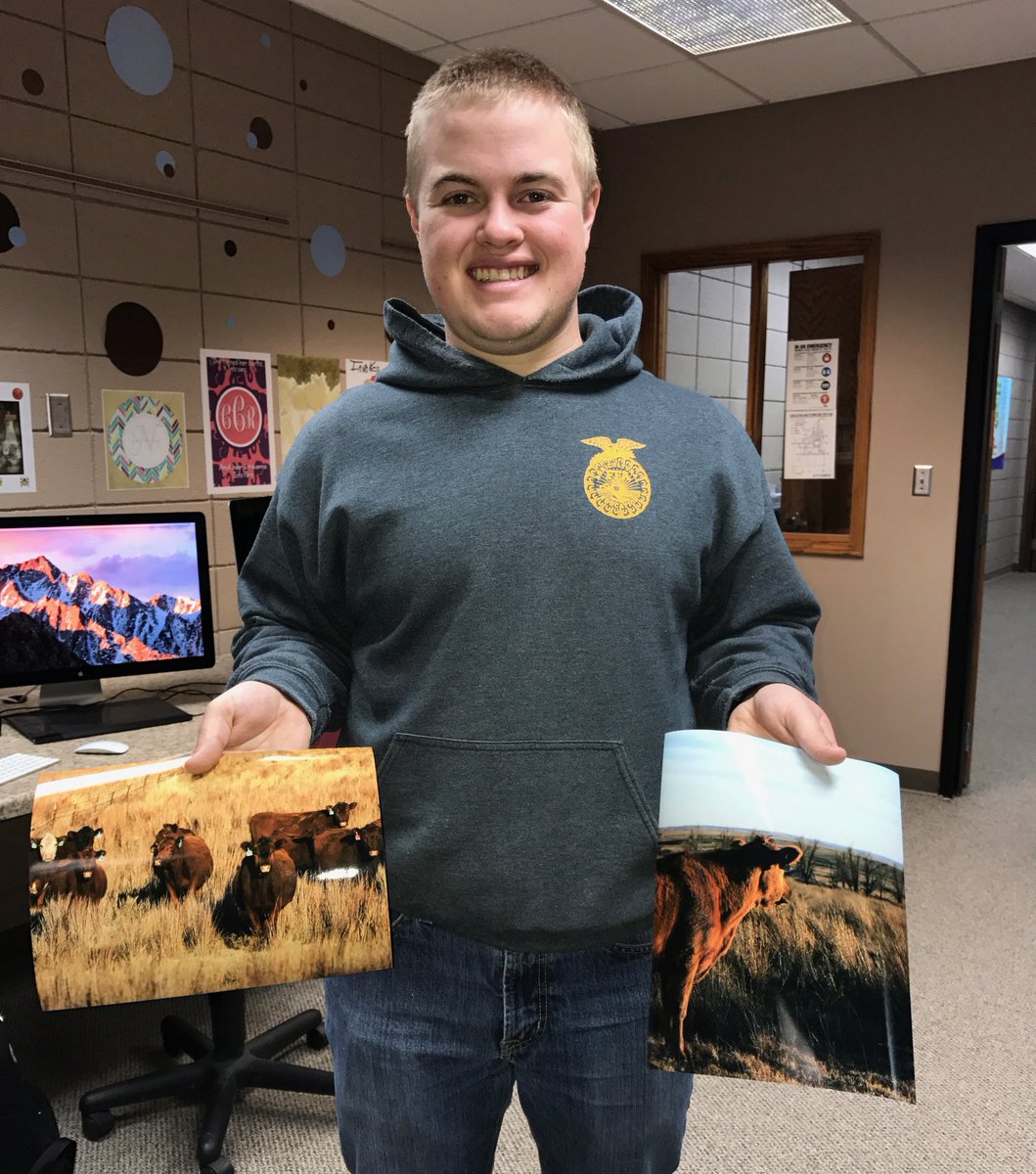 DDClass's tweet image. AHS Senior Caleb Chapman loves taking photos of his cattle. Check out these photos taken with the Canon 5D Mark IV camera and a Canon EF 100-400mm lens then edited with Adobe Photoshop.