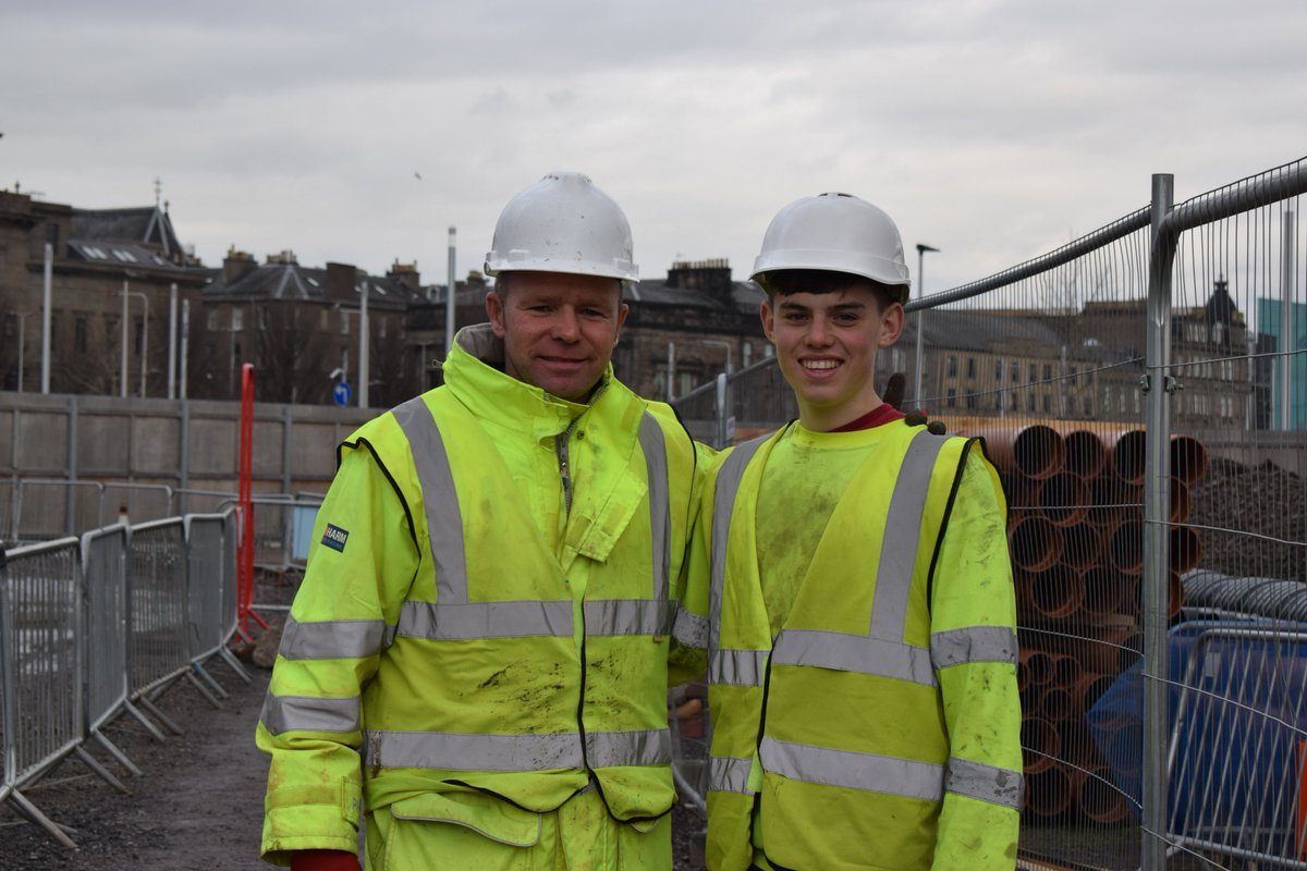 RobertsonGroup's tweet photo. Celebrating our Tayside #apprentices - Jack Cook, who progressed from a week's work experience to a general construction #apprenticeship with our groundworks contractor Dundee Plant; and #apprentice plumber Gavin Craik, who works on our North East Campus project. #ScotAppWeek2018 https://t.co/nr2Jf4Aq9u