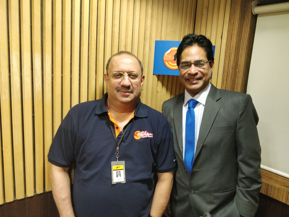 IIHMHOTELSCHOOL's tweet photo. .@919friendsfm #DirectDilse with Dr. Suborno Bose &amp; RJ @jimmy_tangree on #HospitalityIndustry.
Next Friday, join us again at 9pm!

#HospitalityRocks #iihmbest3years https://t.co/Scwso0DUyp
