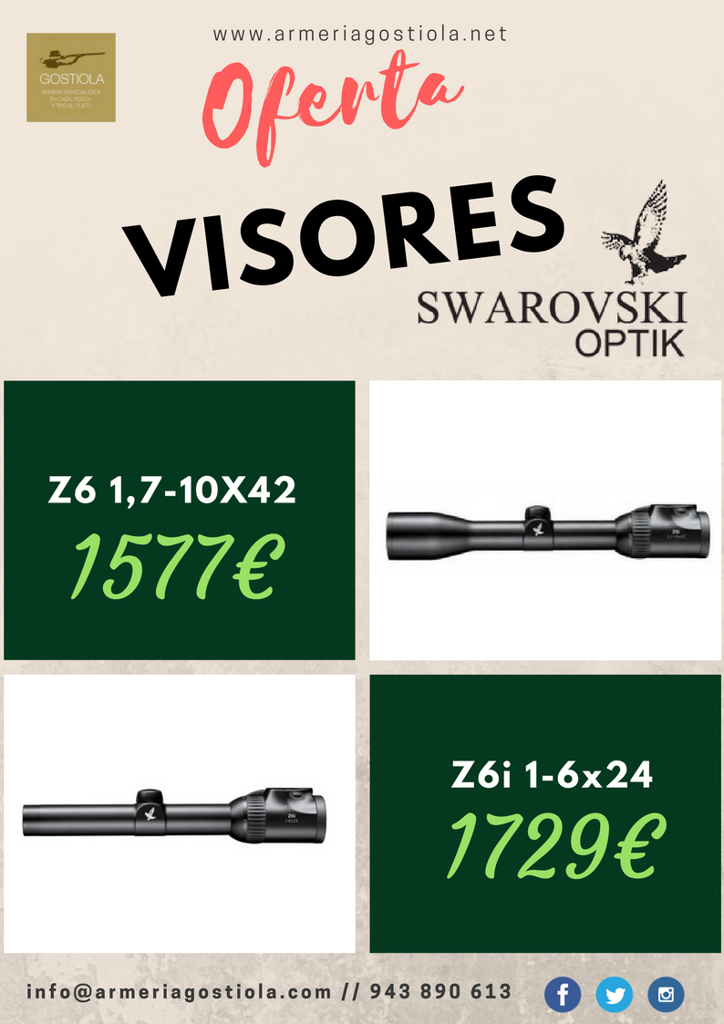 🏷️OFERTA | ¿Estás buscando lo mejor entre visores? Pásate por nuestra web y encuentra las mejores ofertas y lo último de la prestigiosa casa <a href="/SwarovskiOptik/">SWAROVSKI OPTIK</a> ¡Te estamos esperando!

▶️armeriagostiola.net/armeriagostiol…
