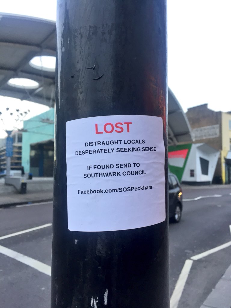 SavePeckhamArch's tweet photo. Not ours but we whole heartedly agree with the sentiment
#Peckham https://t.co/LOhue6kLUP