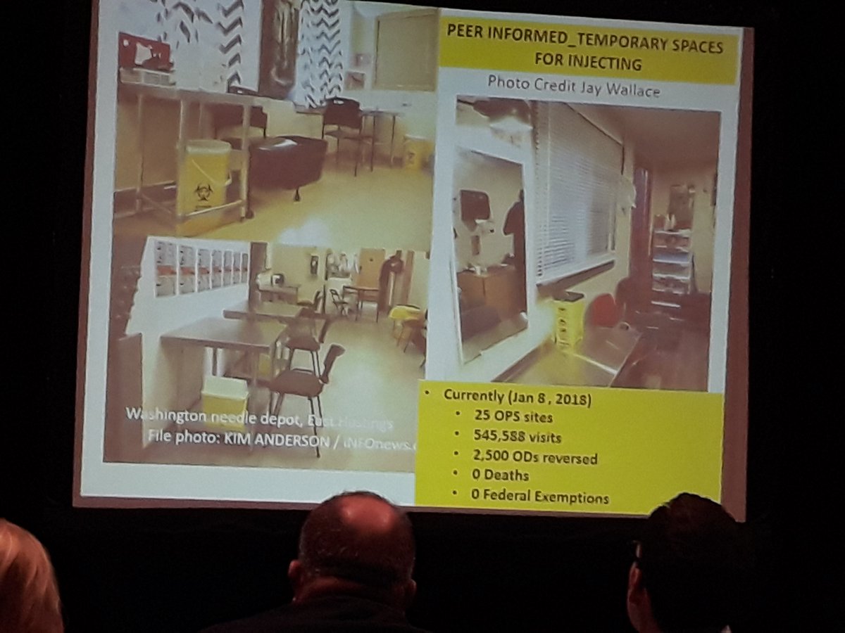 PeteKrykant_OPC's tweet photo. Really informative talk about overdose response in Canada.
#overdoespreventionsites 
#saferinjectingsites
#peerlead https://t.co/gfgaFi9QqL