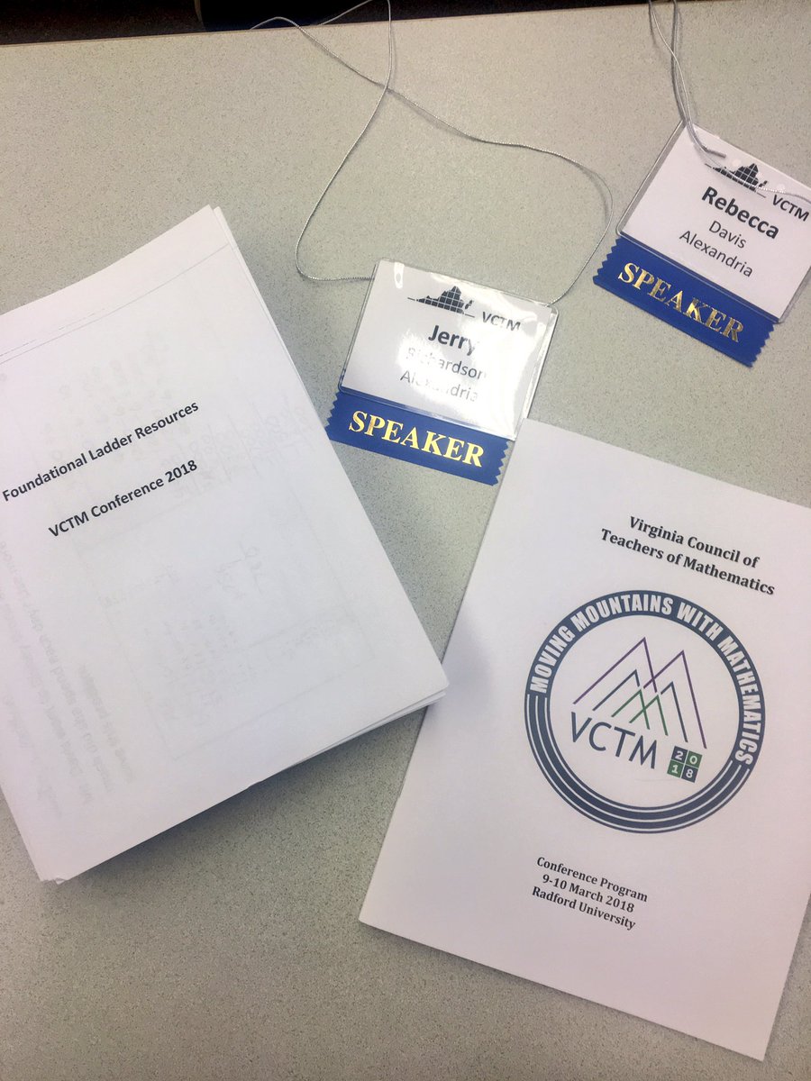 MrRichardson_5's tweet image. Presented our new Math strategy: Foundational Ladder to @VCTMath! @MsDavisMath17