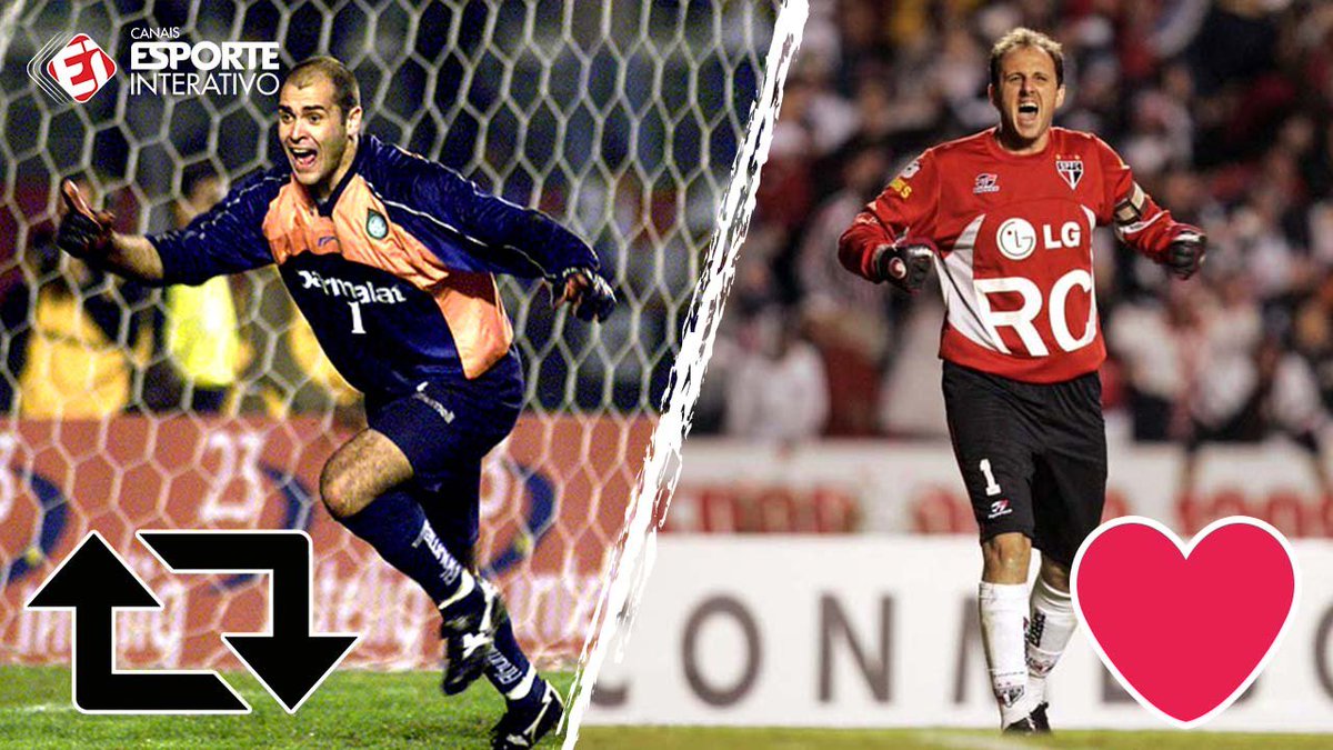 TNTSportsBR's tweet photo. Dois dos maiores goleiros da história do futebol brasileiro e mundial! Mas diz aí, no auge, quem pegou mais?
RT = Marcos
❤️ = Rogério Ceni https://t.co/UxErwXG0Q3