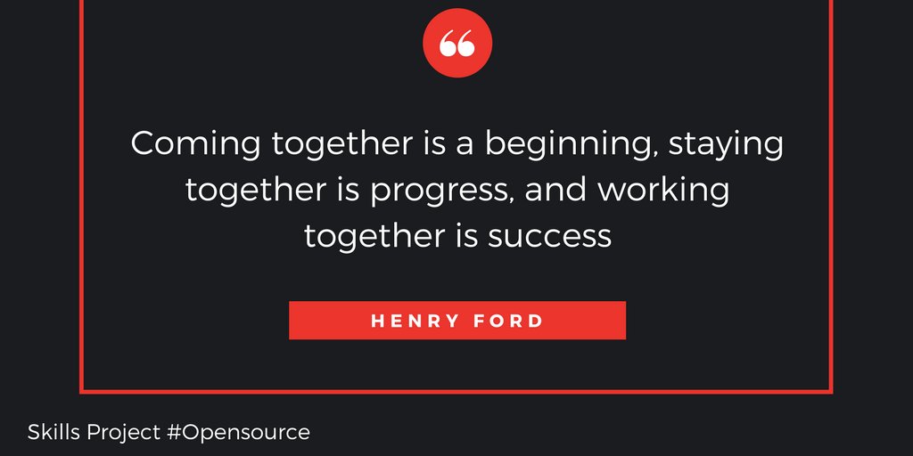To Contribute to #opensource  Skills project visit: buff.ly/2oYbMxy