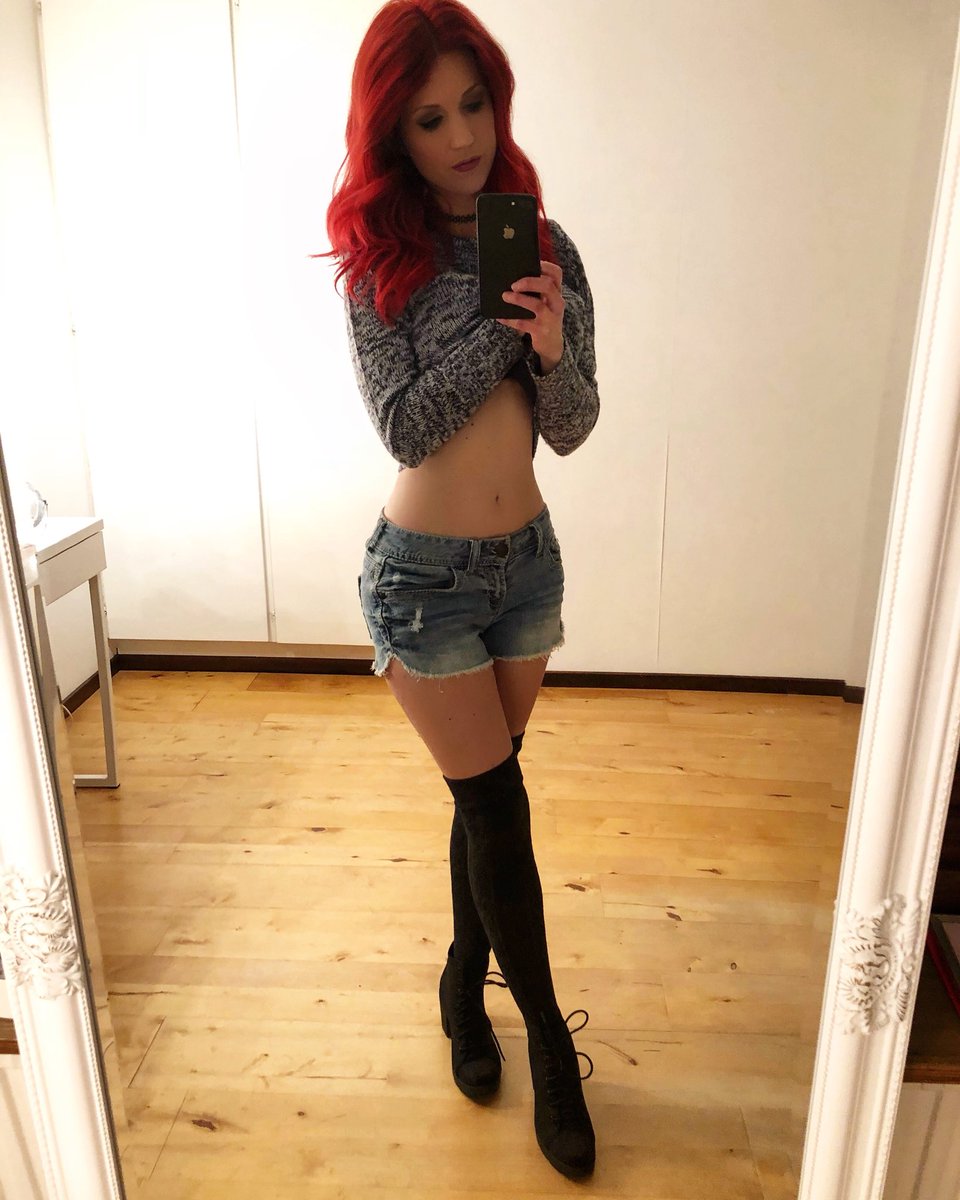 sweater dress with thigh high socks