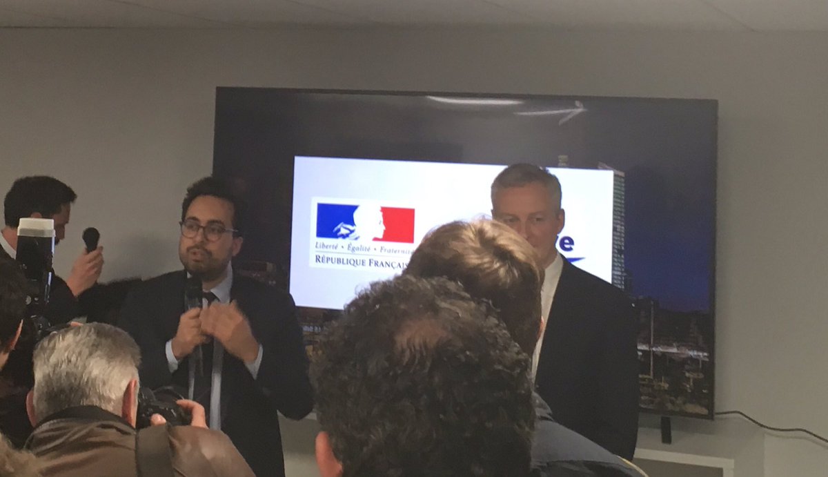 gousseta's tweet photo. "La #Fintech française est la meilleure en Europe, l'une des meilleures au monde" @BrunoLeMaire #InaugurationSwave https://t.co/OeMcCHaXwd