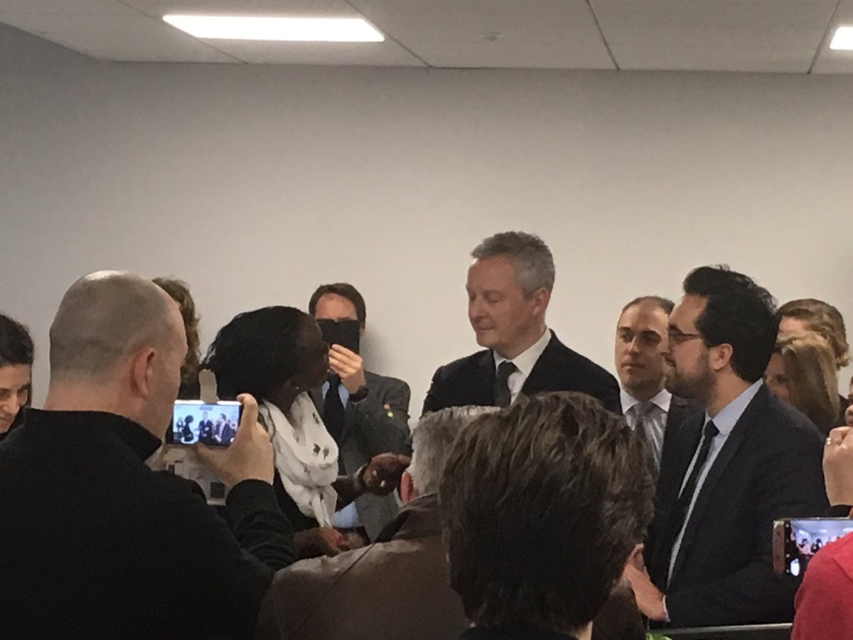 gousseta's tweet photo. "La #Fintech française est la meilleure en Europe, l'une des meilleures au monde" @BrunoLeMaire #InaugurationSwave https://t.co/OeMcCHaXwd