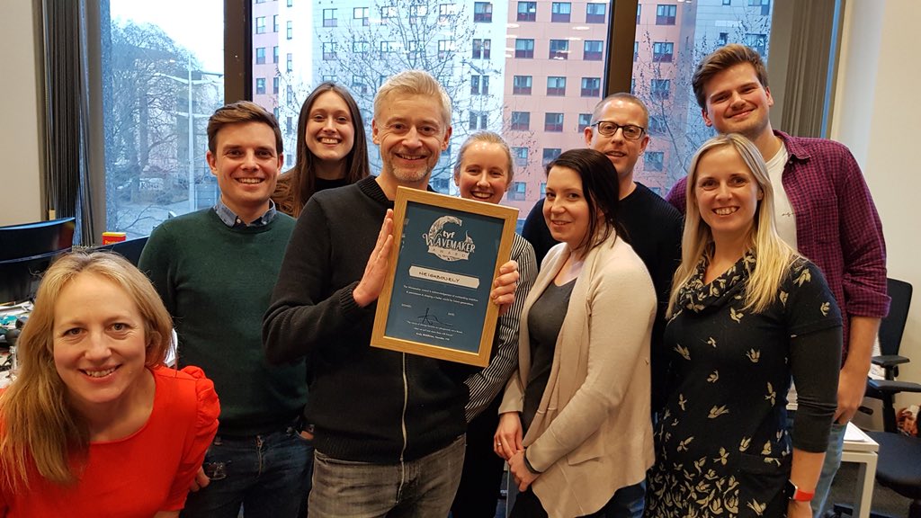 gringreen's tweet image. Some avoid waves of change. Others make them. @TYFAdventure are celebrating the businesses who deliver on vision, passion and impact with the     launch of #TYFWaveMakerAward. We are delighted to welcome @nbrly &amp;amp; @Pukkaherbs' to the world's most exciting surf club : ) @BCorpUK