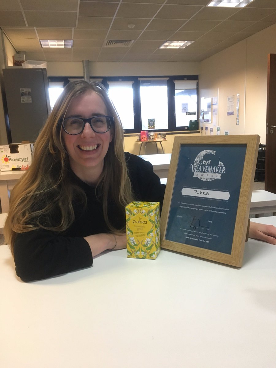 gringreen's tweet image. Some avoid waves of change. Others make them. @TYFAdventure are celebrating the businesses who deliver on vision, passion and impact with the     launch of #TYFWaveMakerAward. We are delighted to welcome @nbrly &amp;amp; @Pukkaherbs' to the world's most exciting surf club : ) @BCorpUK