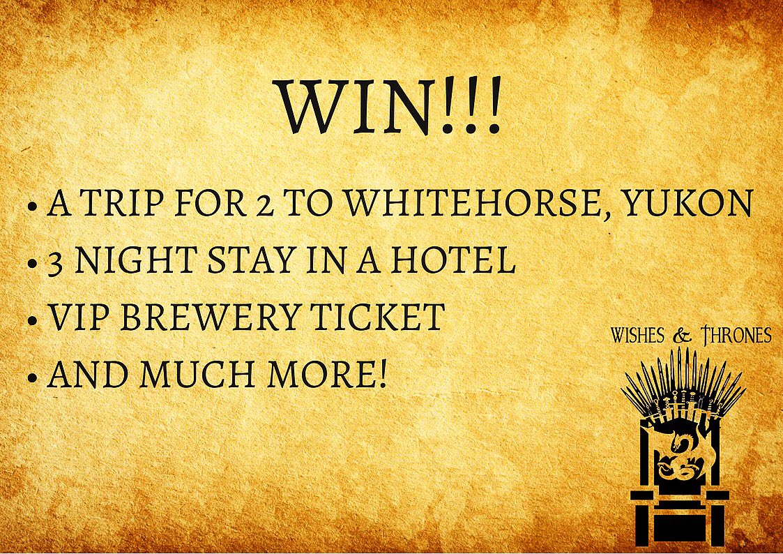 Wishes3Thrones's tweet photo. Have you every wanted to fly to The North? Come to the E building on campus to get the chance to win this amazing prize!!

@acEventManagemt @CenturionEvent @newcountry94 @ChildrensWishNC @flyairnorth 
#raffle #gameofthrones #wishesandthrones #events #613events https://t.co/a9Bra9OLKg
