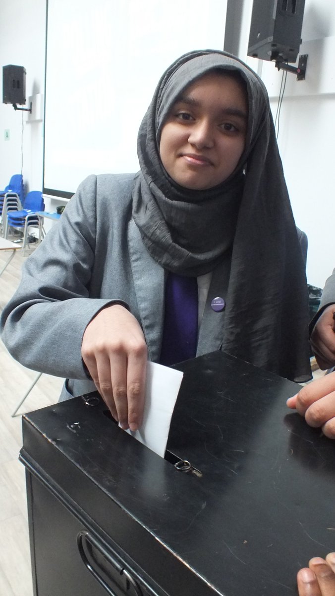 Delighted to announce Imaan is our new Head Girl #BuxtonSchool #Leytonstone #Election2018 #Proud
