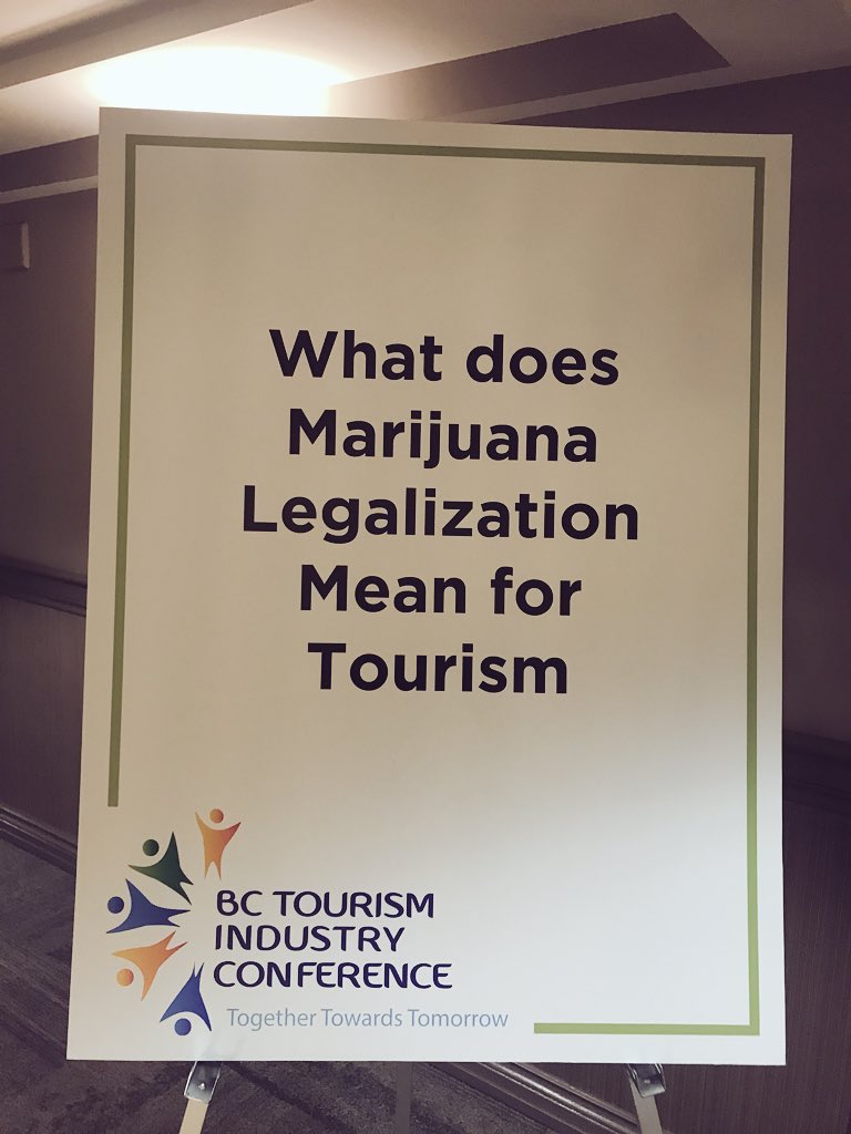 BarinderRasode's tweet photo. Does legalization help or hurt tourism?  Lessons learned in #Oregon and #Colorado speakers @TDavidsonIII, Cathy Ritter and @Basran @TIABC_CA #BCTourismMatters #tiabc https://t.co/nEnskGsjIf