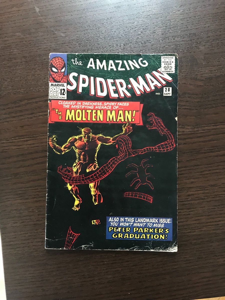 Comic_Whisperer's tweet photo. Came into possession of a rare Amazing Spider-Man #28.  It's graded a 4.0.  If anyone is interested in purchasing it, please let me know. https://t.co/cPnX7i9p5G