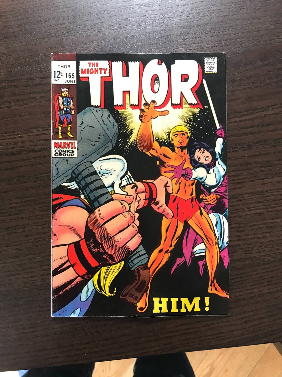 Comic_Whisperer's tweet photo. Came into possession of a VERY rare Thor #165!  It's graded an 8.5.  If anyone is interested in purchasing it, please let me know. https://t.co/HuZ8JfKTvo