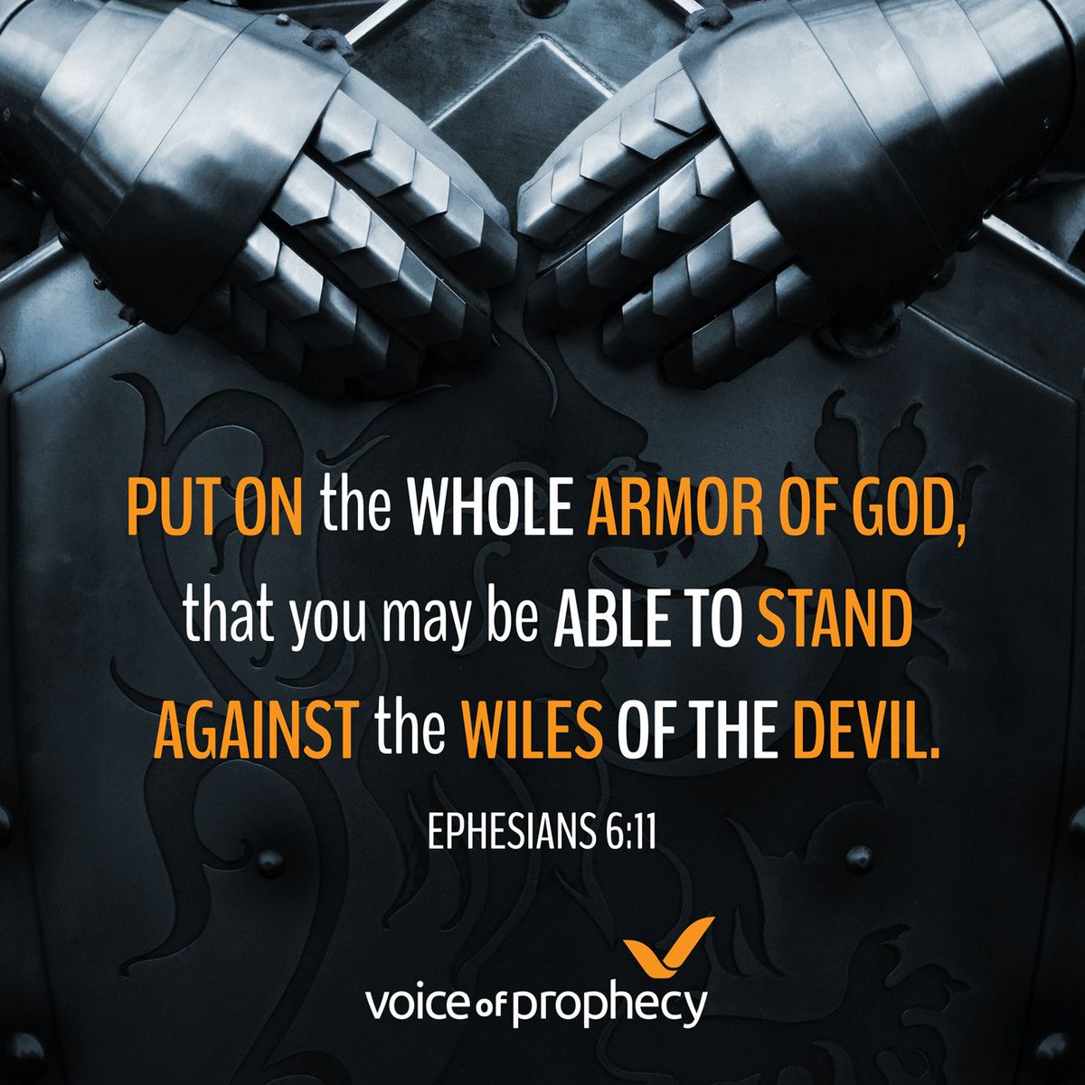 VOPministry's tweet photo. #Bible #Bibleverse #voiceofprophecy #Ephesians #Paul #spiritualarmor https://t.co/kD74jPKoQ7
