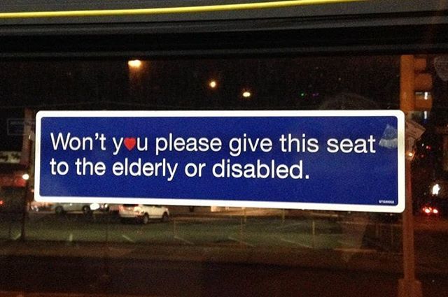 SuzanneSokolov's tweet image. Hey MTA, people are not a &apos;the&apos; ...and have you heard of a ??? question mark? .
.
.
.
#incorrectgrammar #insulting #mta #mtasignage #questionmark #nycbus  #tryagain #proofing ift.tt/2GacQXb