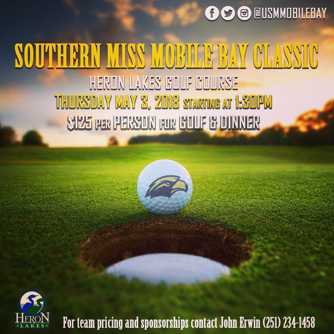 Mark your calendar for our annual golf tournament on Thursday May 3! #SMTTT ⛳️ 🦅