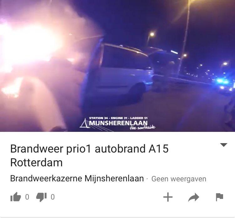 Kijk je weer mee? Samen met <a href="/kazkeyenburg/">Kaz Keyenburg</a> en <a href="/KazGnt/">Kazerne Groene Tuin</a> rukken we uit voor een #autobrand op de #A15. #brandweer #rotterdam 

➡️🚨 youtu.be/IRlctriiU8E 🚨⬅️