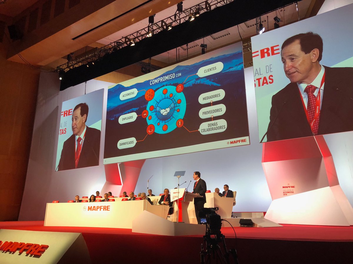 quiddlc's tweet photo. . @MAPFRE crea un nuevo modelo #innovacion que incluye un garaje. Dicho por su presidente @ahuertasmejias hoy en #JGAMAPFRE18 https://t.co/7vWNHeExVX