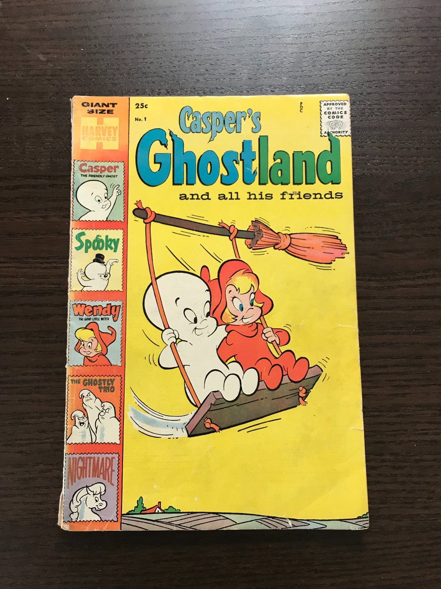 Comic_Whisperer's tweet photo. Came into possession of a rare Casper in Ghostland #1.  It's graded a 6.0.  If anyone is interested in purchasing it, please let me know. https://t.co/HN91peZdom