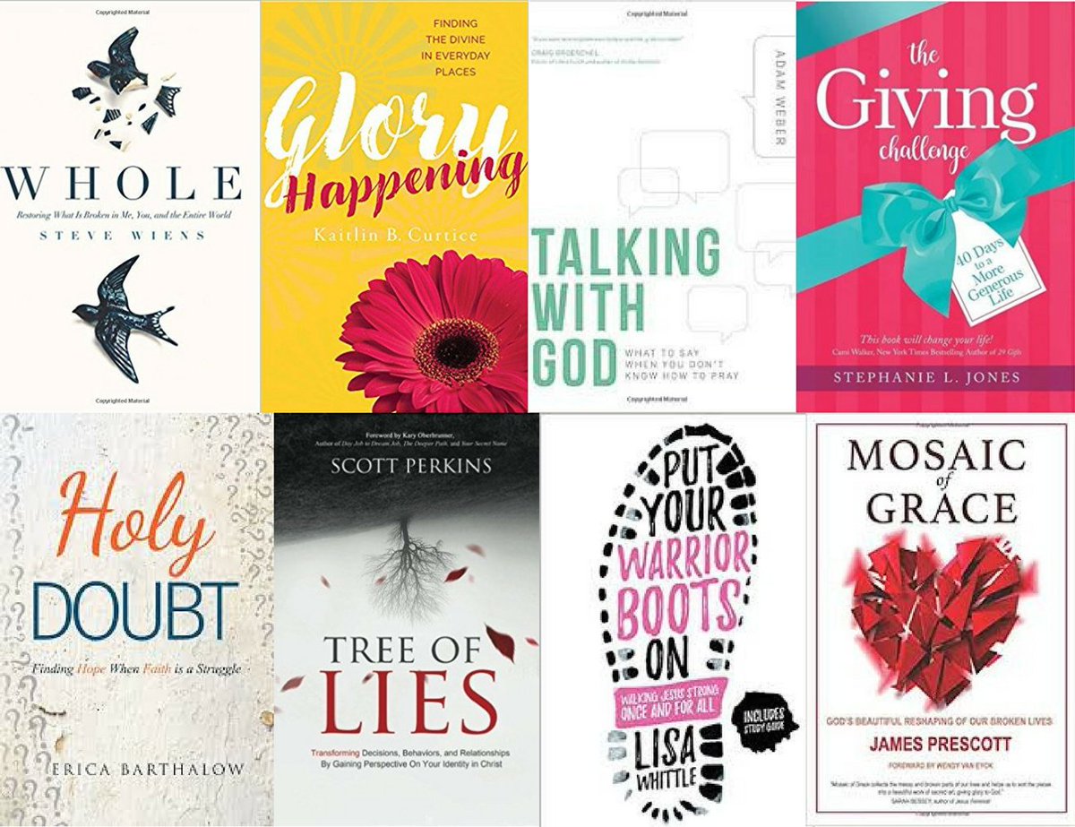 mbrough's tweet photo. Just some of the fantastic authors in this HUGE #bookgiveaway : @josaxton @BrianZahnd @sarahbessey @KaitlinCurtice @pauljsohn @stevewiens @stevebrown @EricaBarthalow @LisaRWhittle @KarlVaters @theperkster  @BetJett @mspriebe @adamweber @JamesPrescott77 https://t.co/KEUGxvV6t8 https://t.co/fYKYA1HhmI