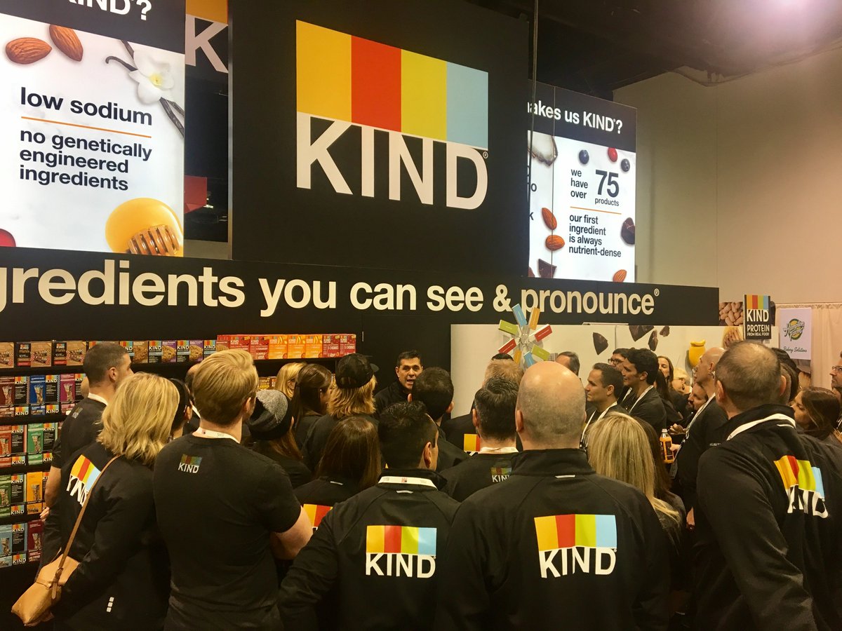 DanielLubetzky's tweet photo. We kicked off the morning with a team pump up session at the Natural Products Expo West trade show - the best way to start the day! If you're at the show this weekend, visit us at booths 921 and 5414. https://t.co/zSIw87qkFI