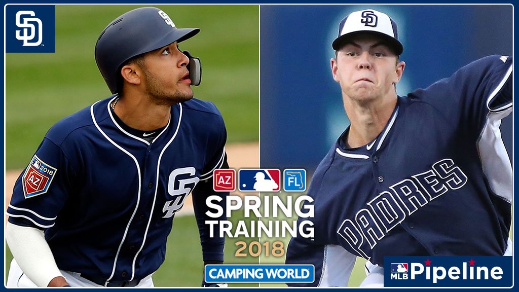 The best farm system in <a href="/MLB/">MLB</a> is on display at #Padres camp, headlined by teen sensations Fernando Tatis Jr. and MacKenzie Gore. Jonathan Mayo reports from Peoria: atmlb.com/2p2vhoD