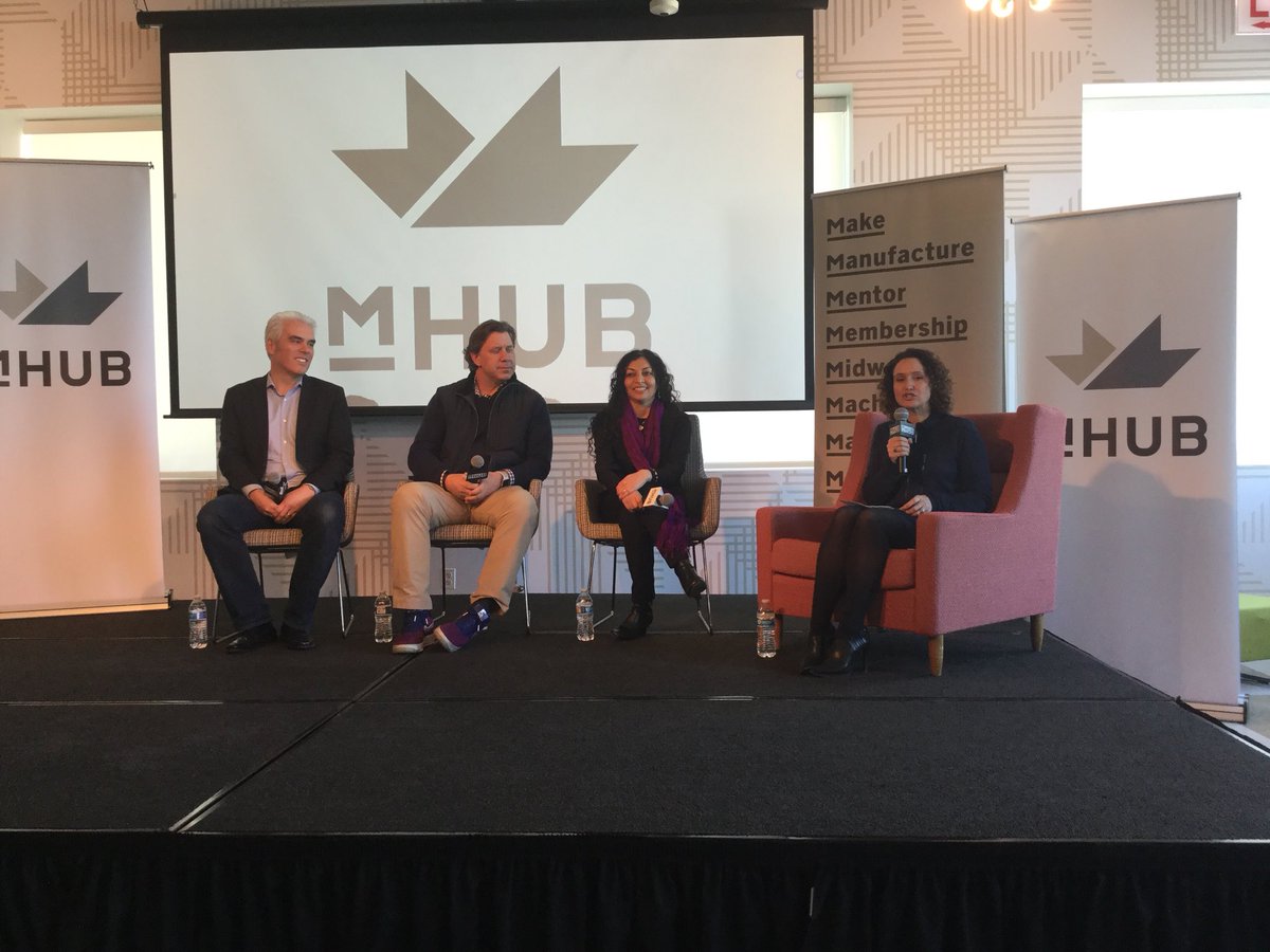 InnovaDASH's tweet photo. Happy first anniversary, @mHUBChicago! Autonomous panel is happening now. https://t.co/HLsVyUOqKO
