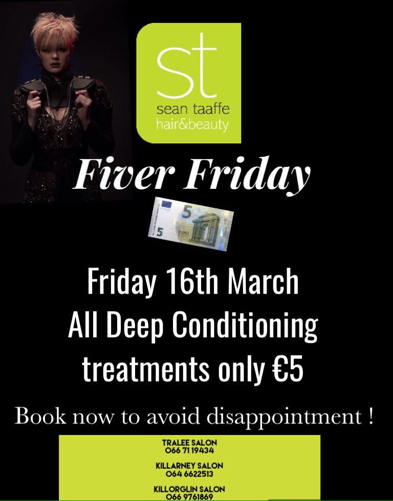 SeanTaaffeHair (@seantaaffehair) on Twitter photo 'Fiver Friday' book now to avoid disappointment <a href="/talktojoe1850/">talktojoe1850</a> #fiverfriday #teamtaaffe #taaffestyle 'Fiver Friday' book now to avoid disappointment <a href="/talktojoe1850/">talktojoe1850</a> #fiverfriday #teamtaaffe #taaffestyle