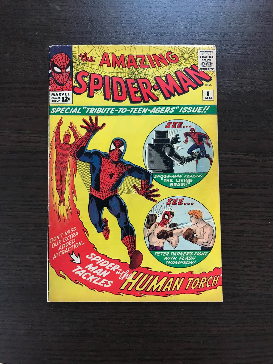 Comic_Whisperer's tweet photo. I came into possession of a rare Amazing Spider-Man #8 graded a 2.5.  If anyone is interested in purchasing it, please let me know. https://t.co/5UtxDwtcIe