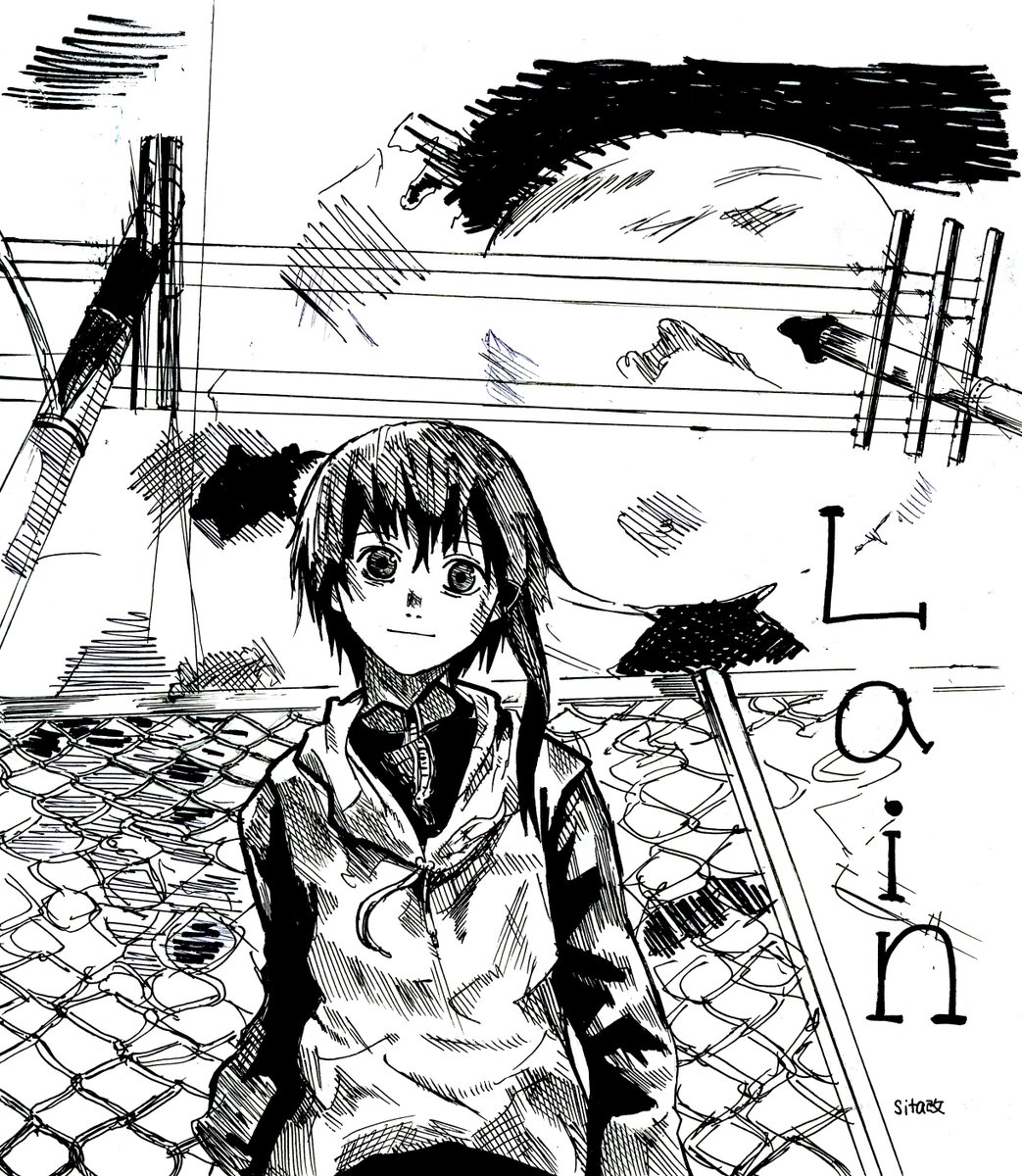 もふ猫さんからのリクエスト
serial experiments lainの岩倉玲音ちゃんのイラストです!
遅くなってしまいすみません-_-
安倍吉俊作品の中でも昔からの作品
今年で20周年だとか 