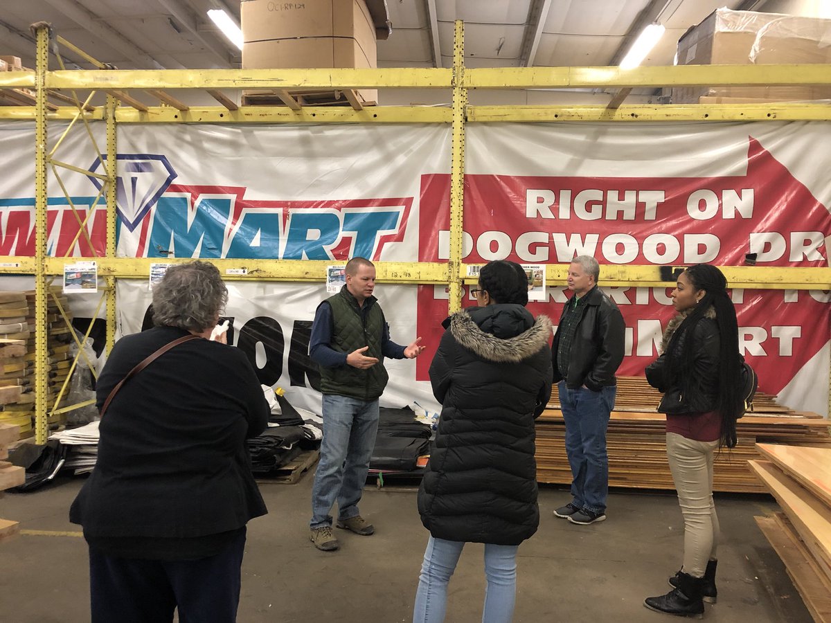 SWANA's tweet photo. #teamSWANA enjoyed learning all about @repurposedMATLS’s mission of giving products that are generic, versatile & adaptable a second life! Thanks for a great tour, Damon! https://t.co/JEBjSZ8X6D