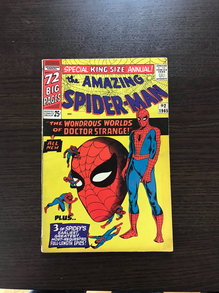 Comic_Whisperer's tweet photo. Came into possession of a rare Amazing Spider-Man Annual #2, graded a 6.5. If anyone is interested in purchasing it, please let me know. https://t.co/H1KCDzjrEi