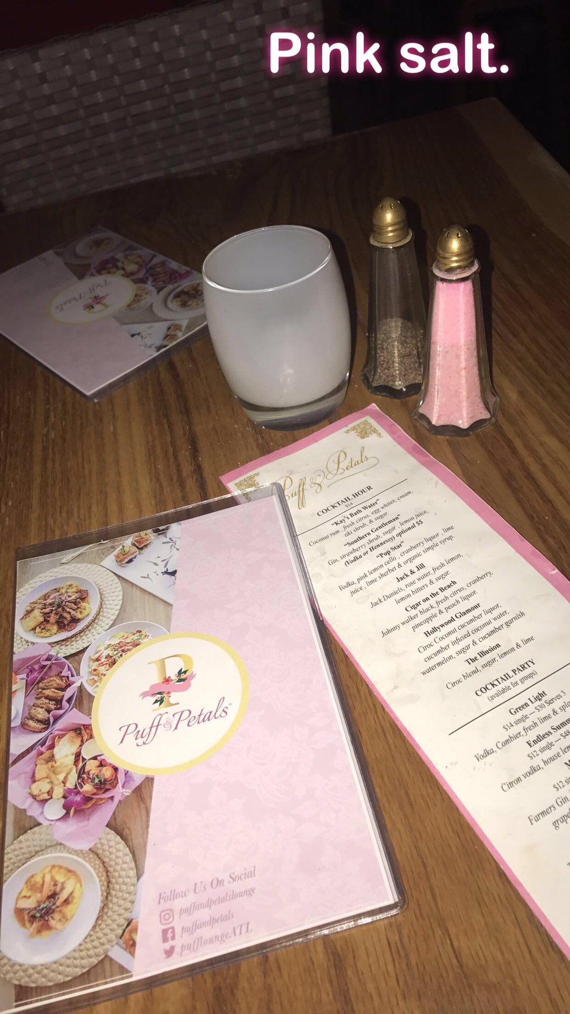 K Michelle\s restaurant is everything! Happy bday dinner to me!        Pisces tings!  