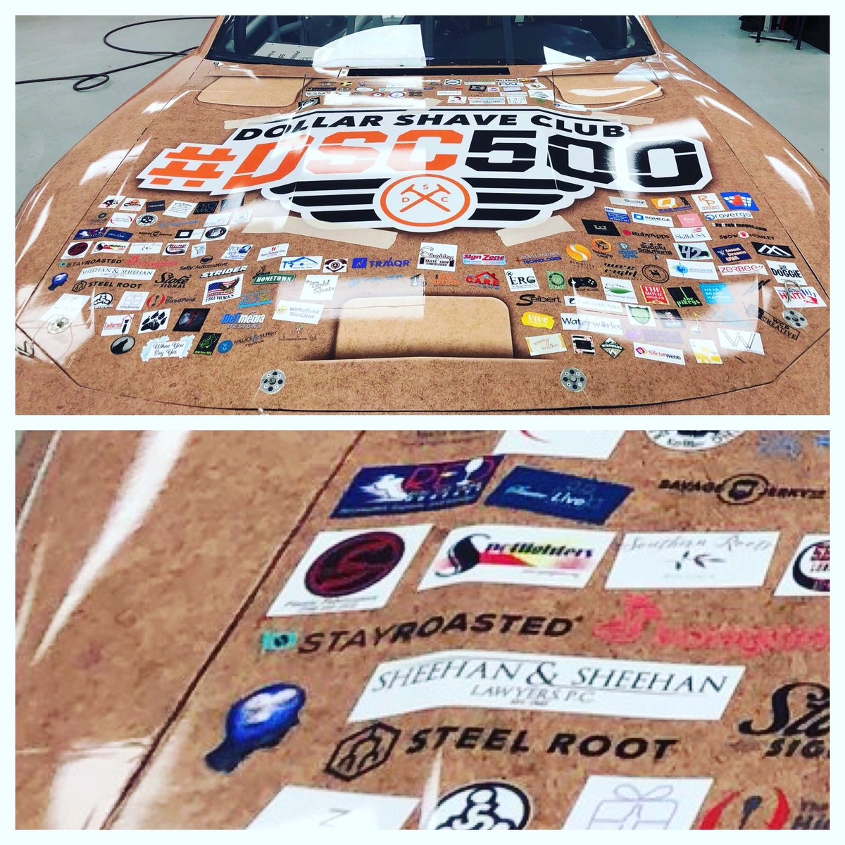 StayRoastedJava's tweet photo. Excited to be part of the @DollarShaveClub #DSC500 @matt_tifft will be racing our logo around the track in Phoenix ( @ISMRaceway ) this weekend and we’re wishing him a safe and victorious race! ☕️ 🚗 🏁 
#nascar #coffee #stayroasted #xfinityracing #ismraceway #phoenix https://t.co/QGjGnAUwf8