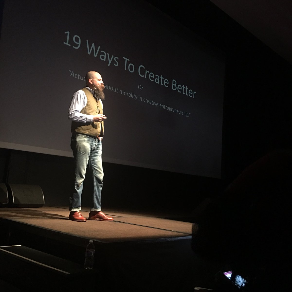 Some real talk from <a href="/JesseThorn/">Jesse Thorn</a> of <a href="/MaxFunHQ/">Maximum Fun HQ</a> about navigating the creative space and making money following your passions on the internet. <a href="/backerkitbond/">Bond</a> #backerkitbond