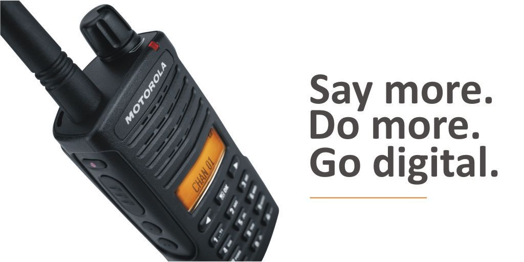 grahamstokes13's tweet photo. #446Friday - New from@MotSolsEMEA XT600d Unlicensed Digital #Twowayradio https://t.co/3hLLEfW5R5 #HospitalityHour #godigital #overandout https://t.co/ZAPmdHHrZt