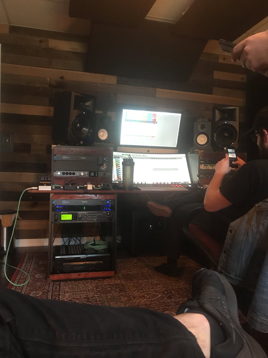 Officially tracking the single! Get stoked! #GBAD #Metal #Atlanta #rocknroll #blackcraftcult #InternationalWomensDay #ArnoldClassic #Friyay #OneDirectionBestFans