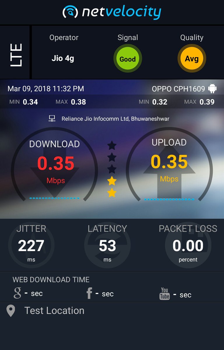 sital_shivhare's tweet photo. @JioCare @reliancejio 
Very girty network reliance jio..
I have complained many times but no response to any one in @JioCare 
My Jio number - 7978260734
Alternate no - 8093141545
Add- Babua Bagicha, cox-colony, jharsuguda, ODISHA 768203
H. No - 319 https://t.co/95X85SBs8L