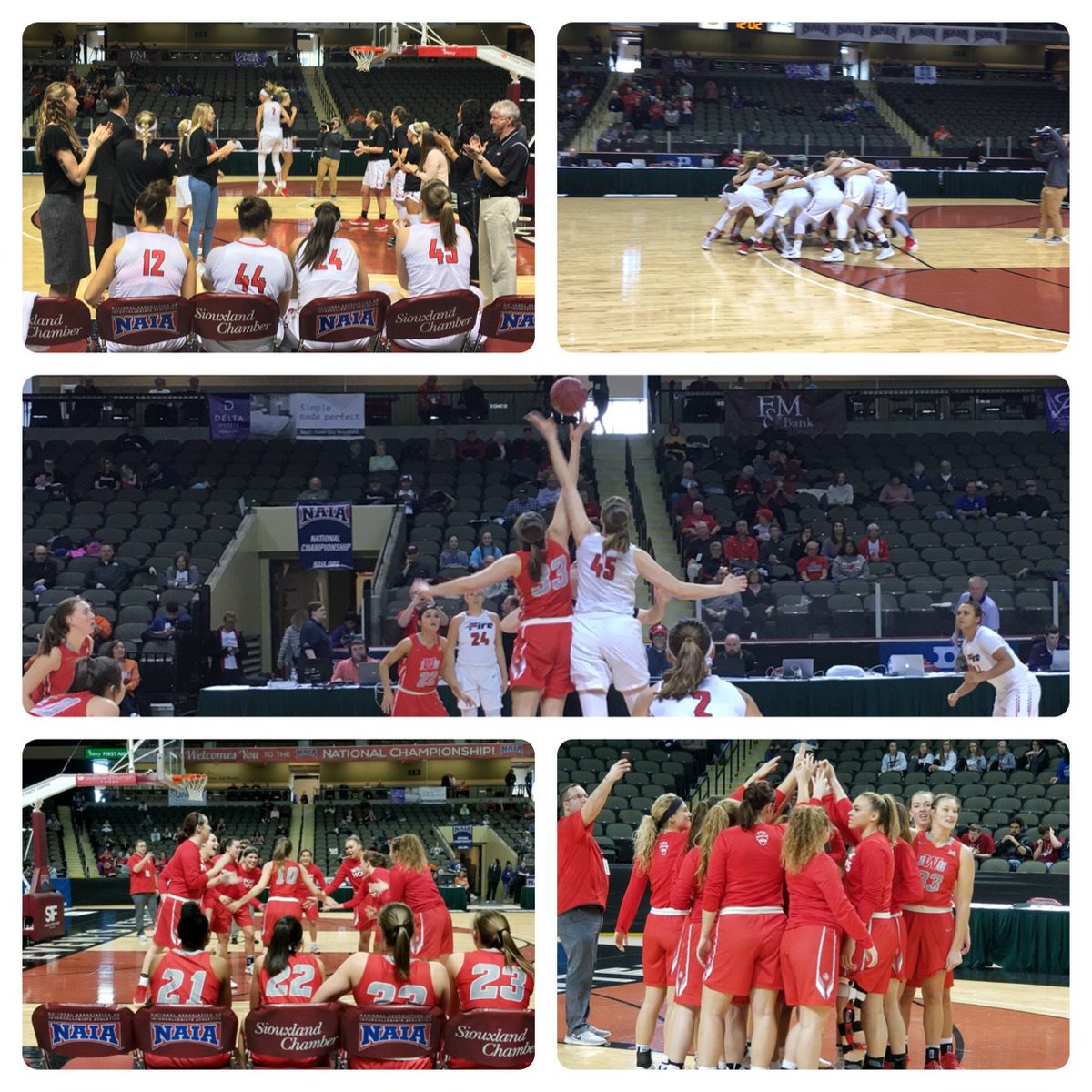 GCMapleLeafs_WB's tweet photo. @IWU_WBB is now up against the # 1 seed Southeastern Florida in game 3 of the NAIA National Sweet Sixteen. Southeastern up early at the start of the 2nd 28 - 11 #CLpride https://t.co/zecPKFJCfo